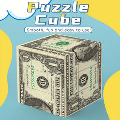 ZIINASTAR 1 Dollar Cube UV Printing Money Puzzle Toy