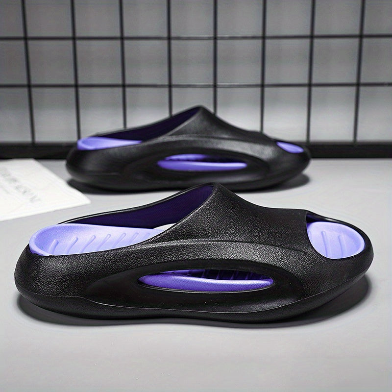 Men's Pillow Slides Non Slip Slippers Open Toe Shoes For Indoor Outdoor