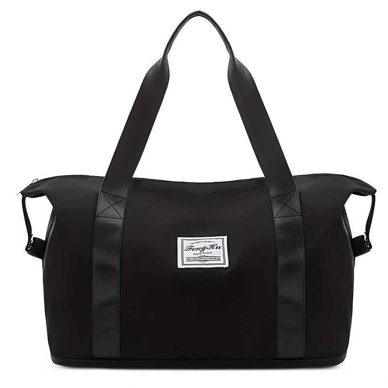 30L Travel Duffel Bag Lightweight Shoulder Bag With Shoes Compartment