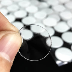 350pcs Double Sided Transparent Adhesive Stickers Waterproof Small