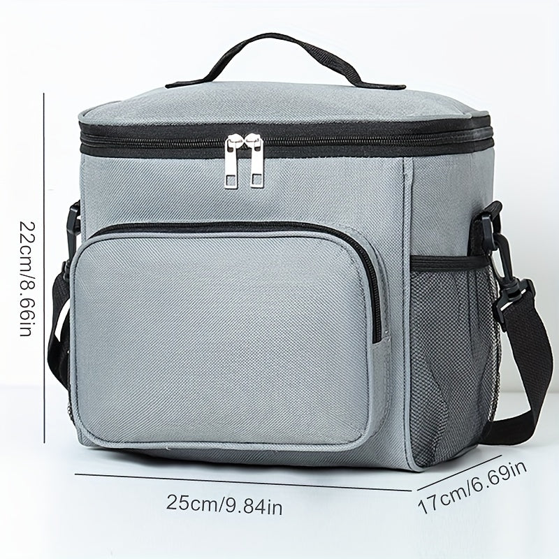 Large Capacity Insulated Cooler Bag Waterproof Bento Lunch Bag
