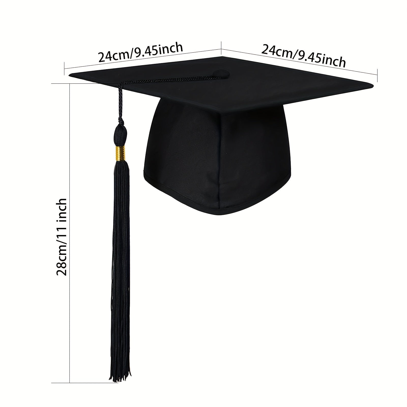 Adjustable Graduation Cap for Parties Doctoral Master Bachelor