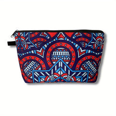 Waterproof Makeup Bag for Women Portable Cosmetic Organizer with Zipper Clutch