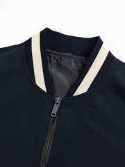 Autumn Winter Baseball Collar Casual Jacket Coat