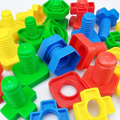 Baby Puzzle Toy for 1-2 Years Old - Shape Pairing Screw Assembly