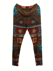 Graphic Print High Waist Leggings for Women