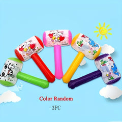 3Pcs Inflatable Hammer And Bell Fun Hammer Toys for Children