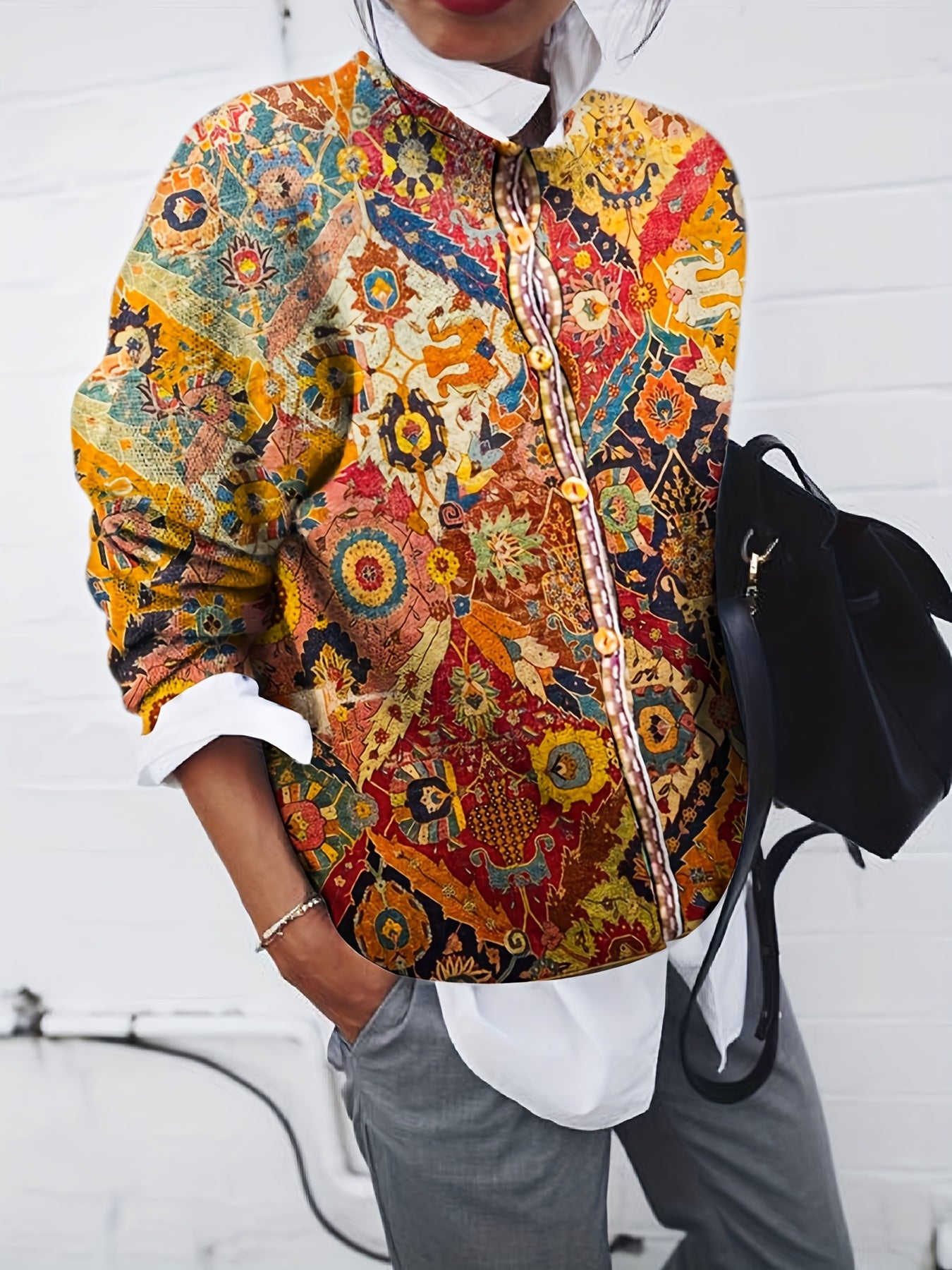 Vintage Button Up Cardigan for Women