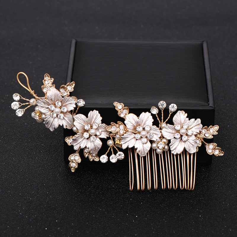 Silvery Wedding Hair Comb Bridal Hair Pins Bridal Headpiece Bridal Hairpiece
