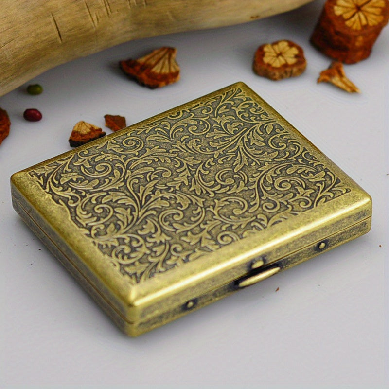 Copper Cigarette Box Case 20 Packs Cigarette Box Holder