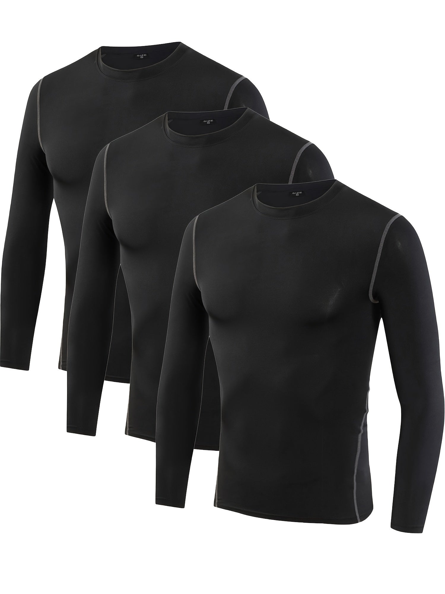 Boy's Sports Long Sleeve Top Quick Drying Active Bottoming Shirt