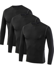 Boy's Sports Long Sleeve Top Quick Drying Active Bottoming Shirt