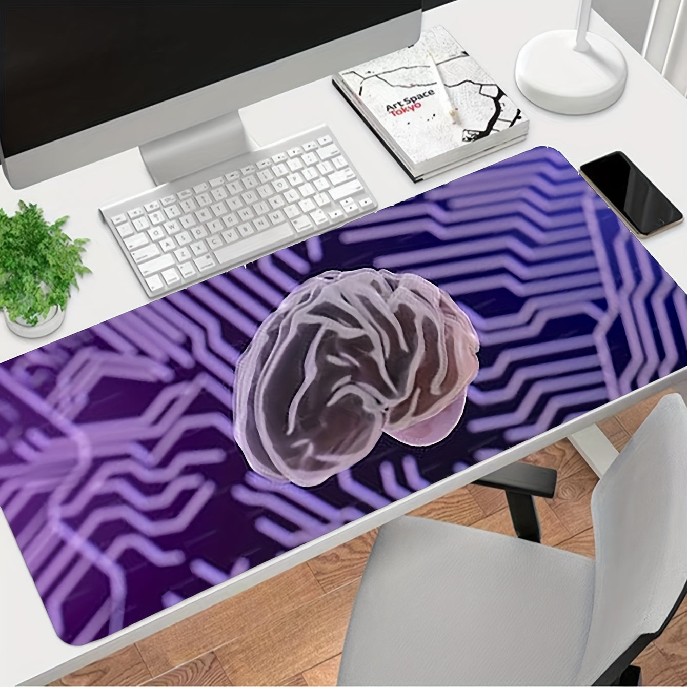 Gene Technology Brain Cell Pattern Mouse Pad Desktop Accessories
