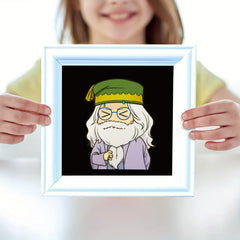 6pcs Make A Face DIY Puzzle Stickers Graffiti Puzzle Cartoon Stickers