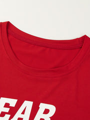 BEAR BEAR Men's Graphic Crew Neck T-shirt for Summer