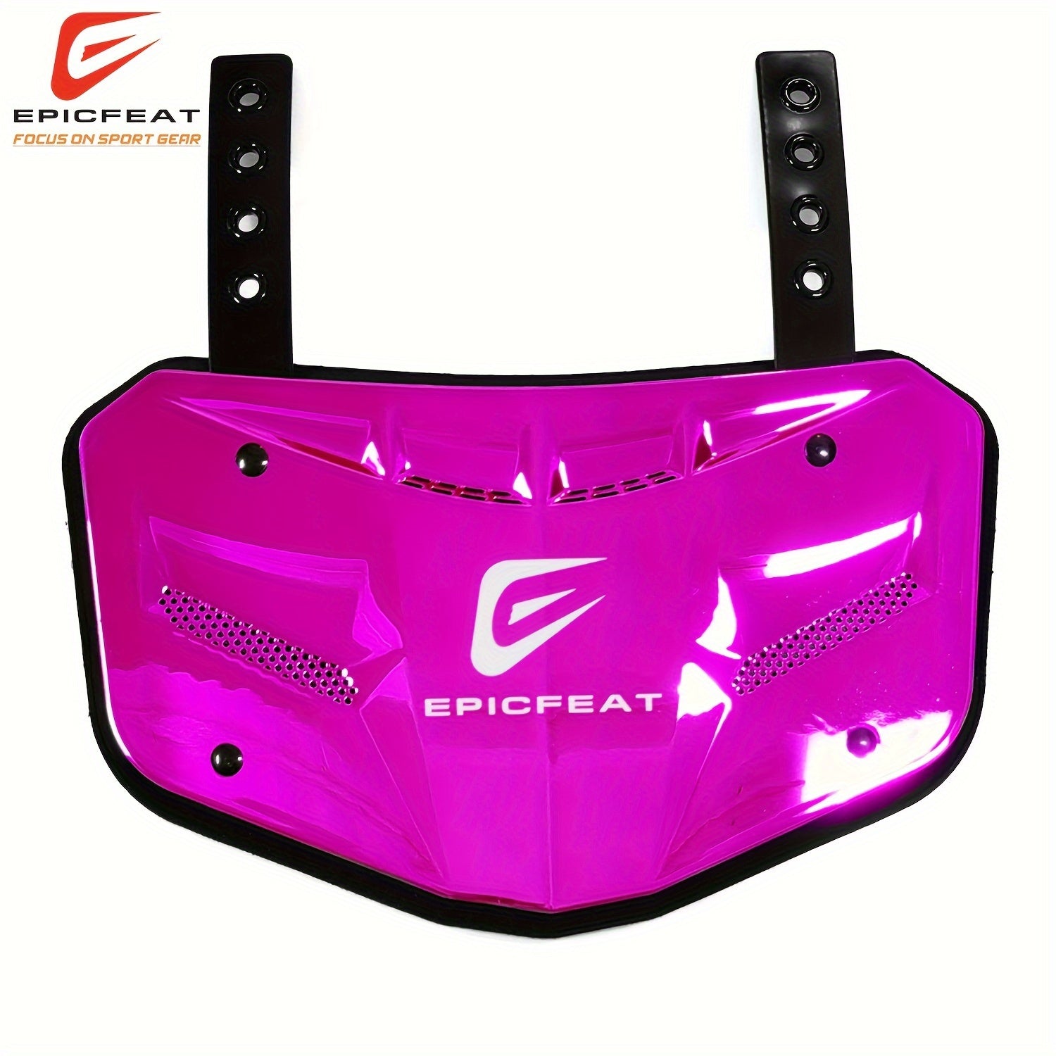 EPICFEAT Football Back Protector Back Plate With Foam Liner And Screws