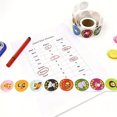 500pcs Cartoon Anime Stickers Teacher Rewards Student Encouragement Kids' Toys