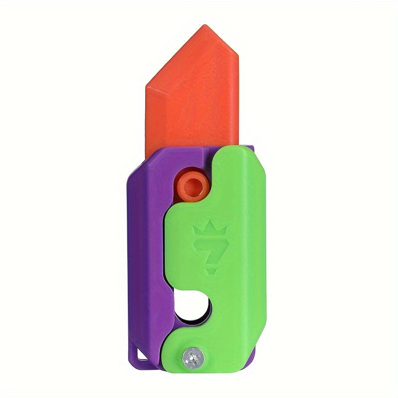 2pcs 3D Gravity Radish Stress Relief Toy Luminous Push And Pull Toys