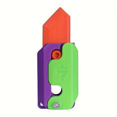 2pcs 3D Gravity Radish Stress Relief Toy Luminous Push And Pull Toys