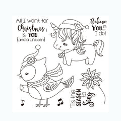 Cartoon Animals Clear Stamp for DIY Scrapbooking Card Making