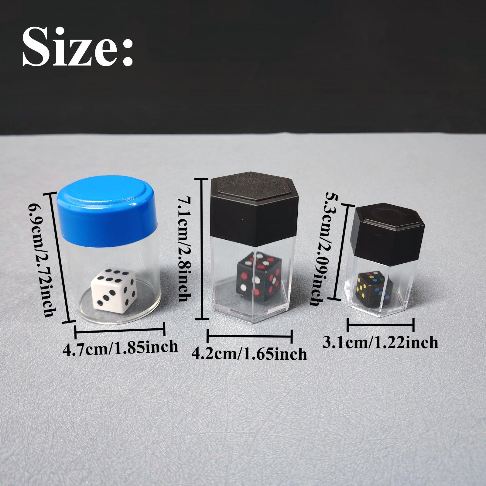 Magic Props Set: Exploding Dice Splitting Dice Multiplying Dice Classic