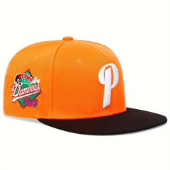 Men's P Embroidered Baseball Cap Adjustable Sun Hat