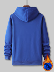 Men's 2Pc Casual Crew Neck T Shirt & Hooded Sweatshirt Set