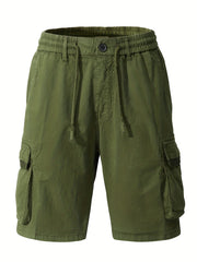 Slim Fit Pocket Cargo Shorts Men's Casual Work Shorts
