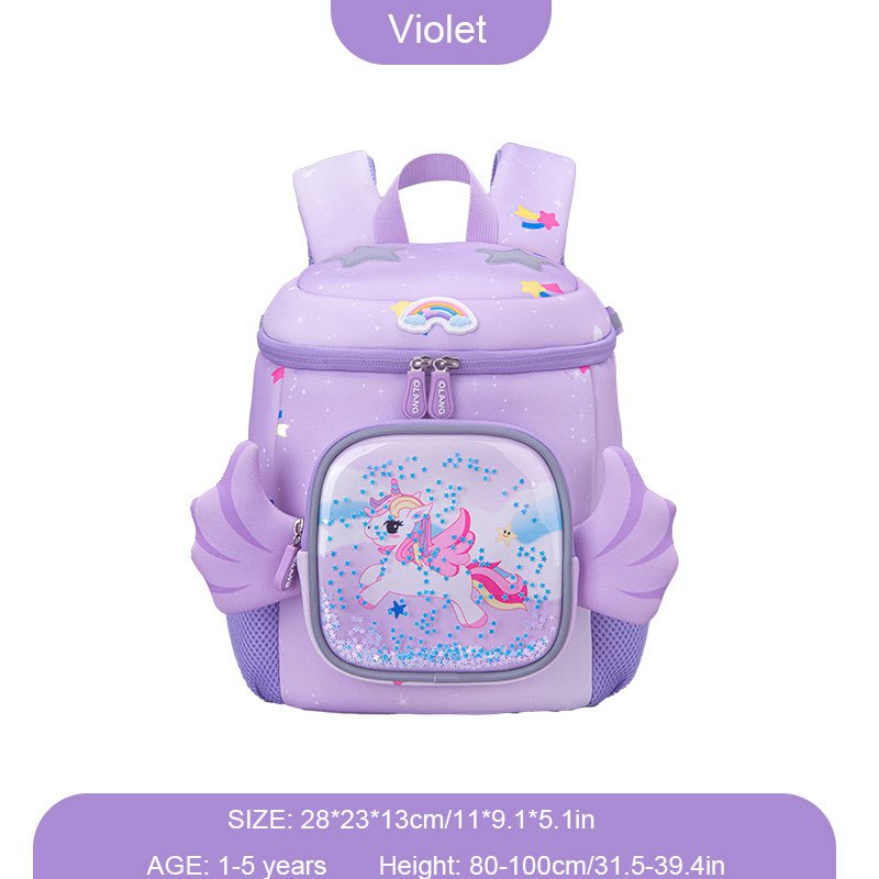 GREATOP Elementary School Kindergarten Backpack Unicorn Backpack Girls Ages 1-7