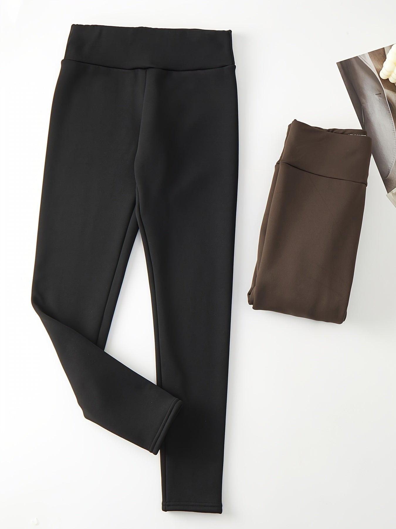 Warm Yoga Tight Pants Fleece High Waist Leggings Women's Activewear