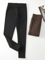 Warm Yoga Tight Pants Fleece High Waist Leggings Women's Activewear