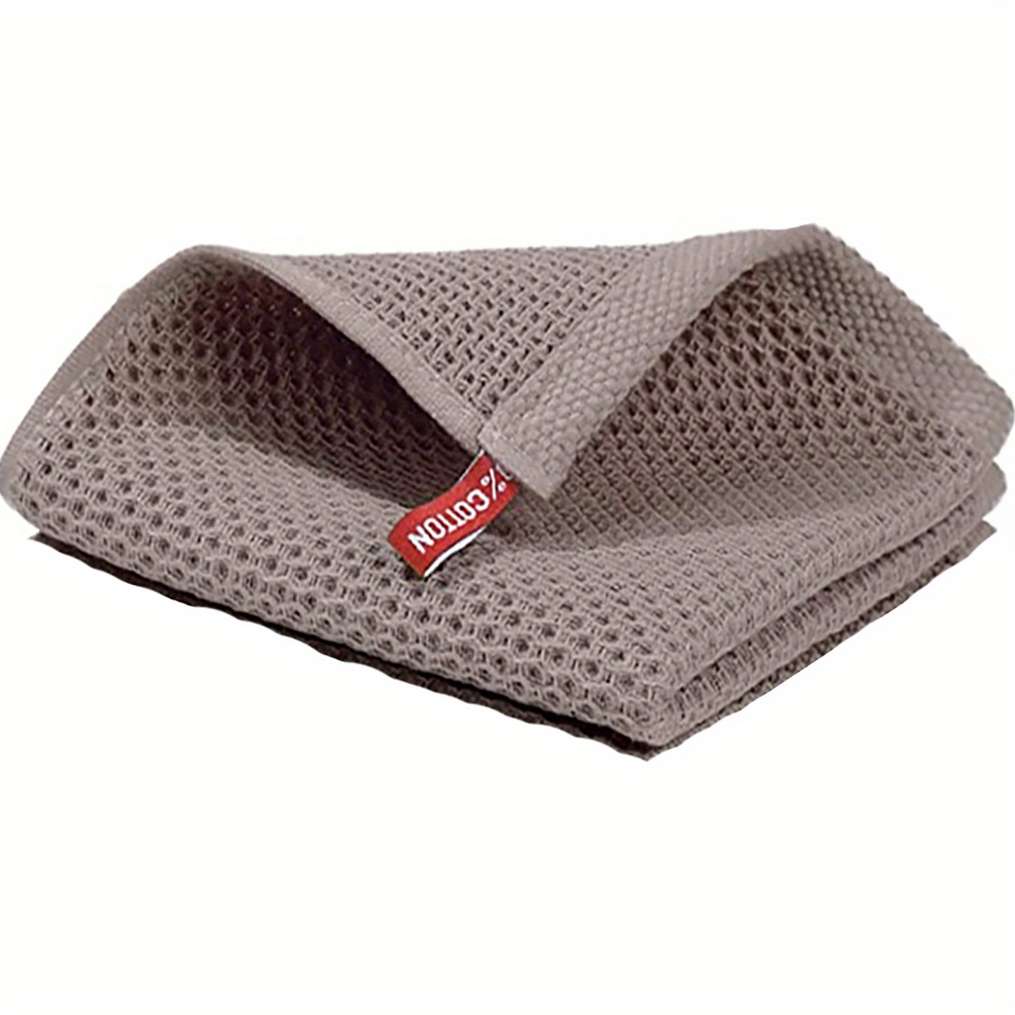 Ultra Soft Waffle Woven Dish Cloths Absorbent Quick Drying Kitchen Supplies