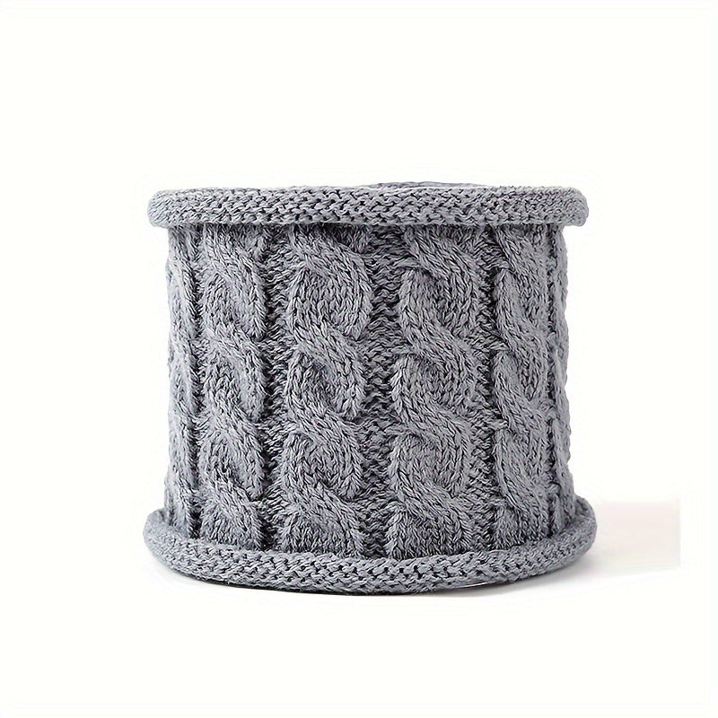 Baby Knitted Hat & Neck Warmer Set for 0-4 Years