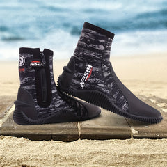 Hisea 5mm Diving Boots Soft Anti Slip Beach Shoes Men Women