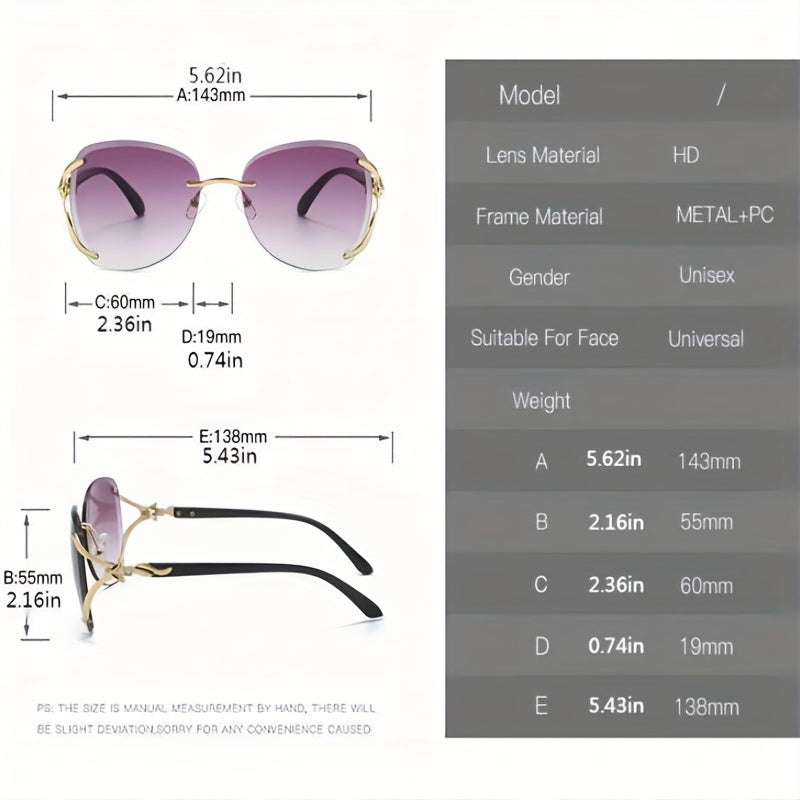 Ombre Lens Sunglasses for Women UV400