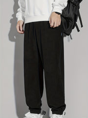 Men's Tapered Joggers Drawstring Corduroy Pants