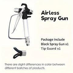 3pcs Airless Paint Spray Gun w/ Nozzle & Swivel Joint