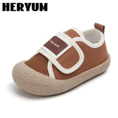 Girls' Casual Low Top Sneakers with Hook and Loop Fastener
