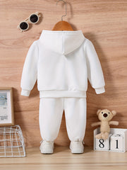 Infant Baby Trousers Long Sleeve Sweatshirt Set Cow Letter Print