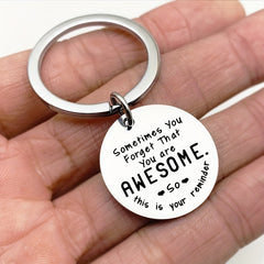 You're Awesome Keychain Inspirational Gift