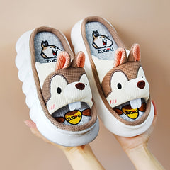 Men's Cartoon Dog Memory Foam Comfort Slipper