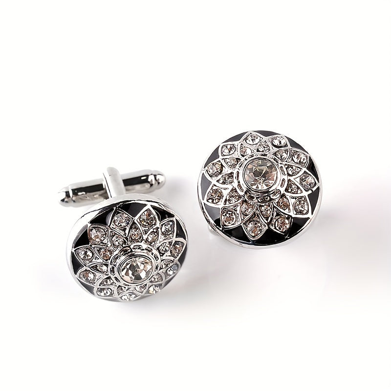 Zircon Business Cufflinks for Men