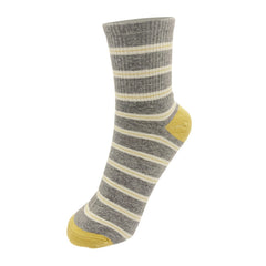 Striped Sports Socks Breathable Crew Length Women's Stockings