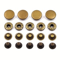 Metal Snaps Fasteners Button for Leathercraft Clothes Garment Bags