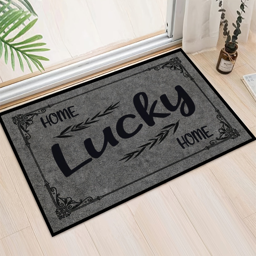 1pc Welcome Door Mat Non slip Front Door Outdoor Indoor Entrance Mat