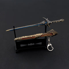 Mini Sword Pendant Keychain Toy with Sheath