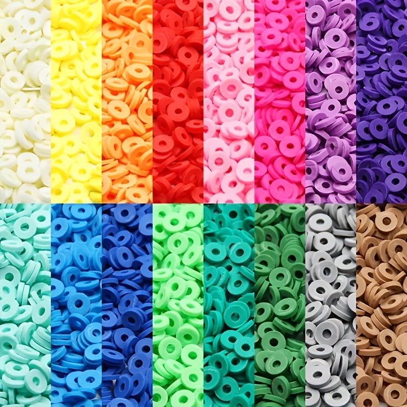5000pcs 6mm Boho Polymer Clay Chip Beads DIY Earrings Necklace Bracelet Crafts