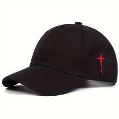 Men's Cross Baseball Cap Adjustable Casual Style Hat
