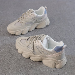 Women's Breathable Mesh Platform Sports Shoes