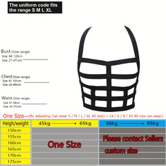 Gothic Chest Harness Belt Elastic Body Suspenders